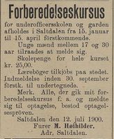 35. Annonse fra furer M. Høihilder i Harstad Tidende 9.8.1900.jpg