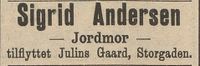 312. Annonse fra jordmor Sigrid Andersen i Gudbrandsdølen 22.04.1909.jpg