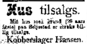 Annonse fra kobberslager Hansen i Harstad Tidende 29. 5.1905.JPG