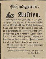58. Annonse fra lensmannen i Ibestad i Tromsø Amtstidende 12.07. 1889.jpg