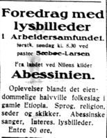 246. Annonse fra pastor Sæbøe-Larsen i Dagens Nyheter 3. 11. 1928.jpg