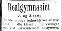 69. Annonse fra realgymnaset i Molde i Harstad Tidende 3. juli 1913.jpg