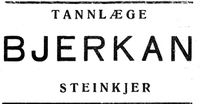 81. Annonse fra tannlege Bjerkan i Inntrøndelagen og Trønderbladet 17.10. 1934.jpg