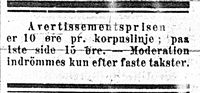 218. Annonse om annonsepriser i Tromsø Amtstidende 4. januar 1900.jpg
