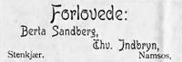191. Annonse om forlovelse i Namdalens Folkeblad 1901.jpg