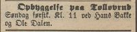 297. Annonse om oppbyggelse på Tølløvrud i Gudbrandsdølen 25.03.1909.jpg