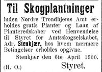 41. Annonse om skogplanting i Indtrøndelagen 18.4.1900.jpg