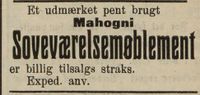 342. Annonse om soveværelsesmøblement i Fredriksstad Tilskuer 24.09. 1910.jpg