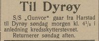 7. Annonse om tur med seilskipet "Gunvor" i Haalogaland 12.09. 1908.jpg