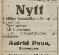 Annonse i Akershus Arbeiderblad 22. november 1930.