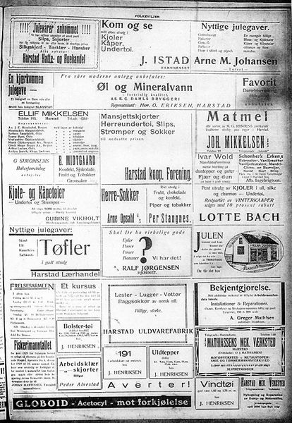 Fil:Annonseside Folkeviljen 1928.jpg