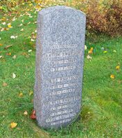 Gravminne, skolebestyrer Anton Knutson. Foto: Stig Rune Pedersen