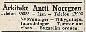 Antti Norrgren annonse 1934.jpg