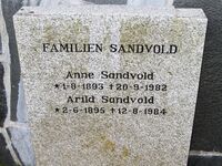 Gravminnet til organist, korleder, komponist og musikkpedagog Arild Sandvold. Foto: Stig Rune Pedersen