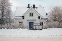 Villaen Glimt i Kirkevegen på Årnes. Foto: Leif-Harald Ruud (2022)