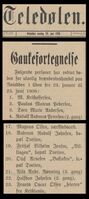 Avisartikkel om personer, bl.a. Olaf Arnesen og hans Tveita-venner, med bøter for brennevinshandel, 1908