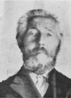 Trelasthandler og gårdbruker Aron Berg, 1896-1918 formann: 1903-1918.