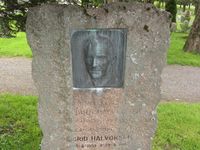 Asbjørn Halvorsen, trener for Bronselaget 1936, er gravlagt på Ullern kirkegård. Foto: Stig Rune Pedersen