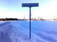 Vegskilt kom opp i 2012