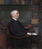 Alf Collett (1844–1919), malt av Asta Nørregaard Foto: Oslo Museum (1915).