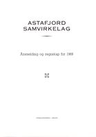Astafjord Samvirkelag:Årsmelding og regnskap 1969. Side 1