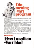 Astafjord Samvirkelag:Årsmelding og regnskap 1973. Omslagsside 4