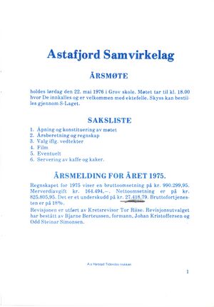 Astafjord Samvirkelag - Årsmelding og regnskap 1975 0003.jpg