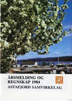 Astafjord Samvirkelag:Årsmelding og regnskap 1984. Side 1