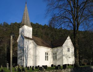 Audnedal, Konsmo kirke sydvest IMG 1012.JPG