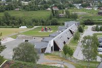Aukrustsenteret i Alvdal, ark. Sverre Fehn. Foto: Chris Nyborg (2014).