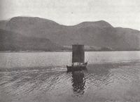 Aurgjeldsfyring under segl i Torsetsundet. Foto: Kristian Kielland