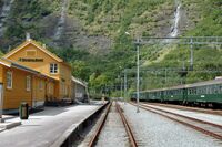 Flåm stasjon. Foto: Roy Olsen (2005).