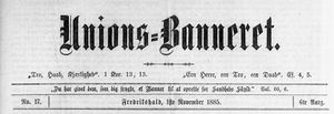 Avisa Unions-Banneret sitt avishode 1.11.1885.jpg