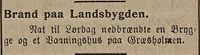 377. Avisklipp om brann på Græsholmen i Tromsøposten 11.11. 1903.jpg