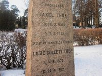 Matematikeren, professor Axel Thue er gravlagt på Nordstrand kirkegård. Foto: Stig Rune Pedersen