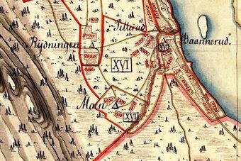 Bånerudmoen Brandval vestside kart 1806.jpg