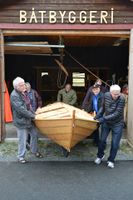 Jakob Helsets bygg nr 102 og Ragnar Thorseths sjuande båt frå Bjørkedalen.