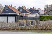 Karakteristisk rekkehusbebyggelse i Nadderud Hageby. Foto: Leif-Harald Ruud (2023).
