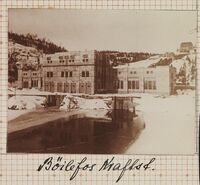 Bøylefoss kraftverk. Foto: Nasjonalbiblioteket (1912-1915).