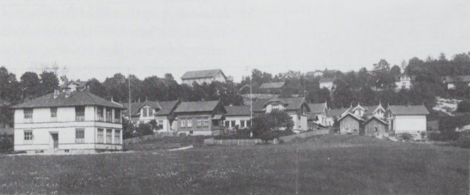 Bøle skole ble bygget i 1908. Fra boka Sånn var'e på Bøle av Thorbørn Wahlstrøm, 1999.