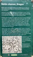 Bakåsskansen Dragen infotavle.