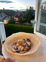 Banan sjokolade saus appam (Delicious Food P&D)