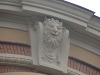 Detalj fra fasade, Bankplassen 1B. Foto: Stig Rune Pedersen