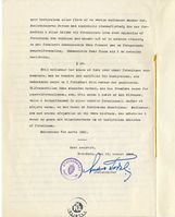 Siste side av lovene - slik de ble vedtatt i 1881