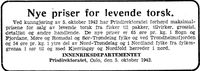 280. Bekjentgjørelse om fiskepriser i Adresseavisen 8.10. 1942.jpg