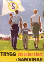 Samvirke Forsikring ble idealisten fra Metter-Elnan sin siste arbeidsplass. Her var han fra 1930 til han gikk av med pensjon i 1954.