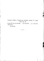 Beretning for Fauskevåg Samvirkelag 1962 side 1 - Innkalling til årsmøtet.