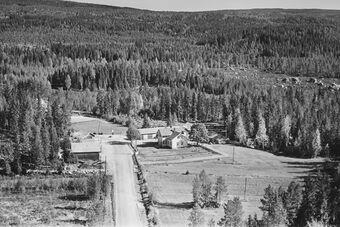 Berg skysstasjon Brandval Finnskog 1959.jpg