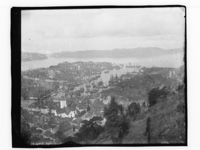 298. Bergen. Oversikt over Vågen fra Fjellveien - NB MS G4 0242.jpg