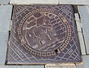 Kumlokk for Bergen kommune. Foto: Stig Rune Pedersen (2015).